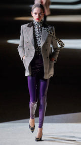 Purple Latex Leggings