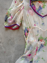 1930’s Chiffon Floral Dress