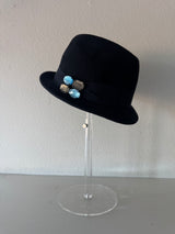 Blue Stone Fedora Hat