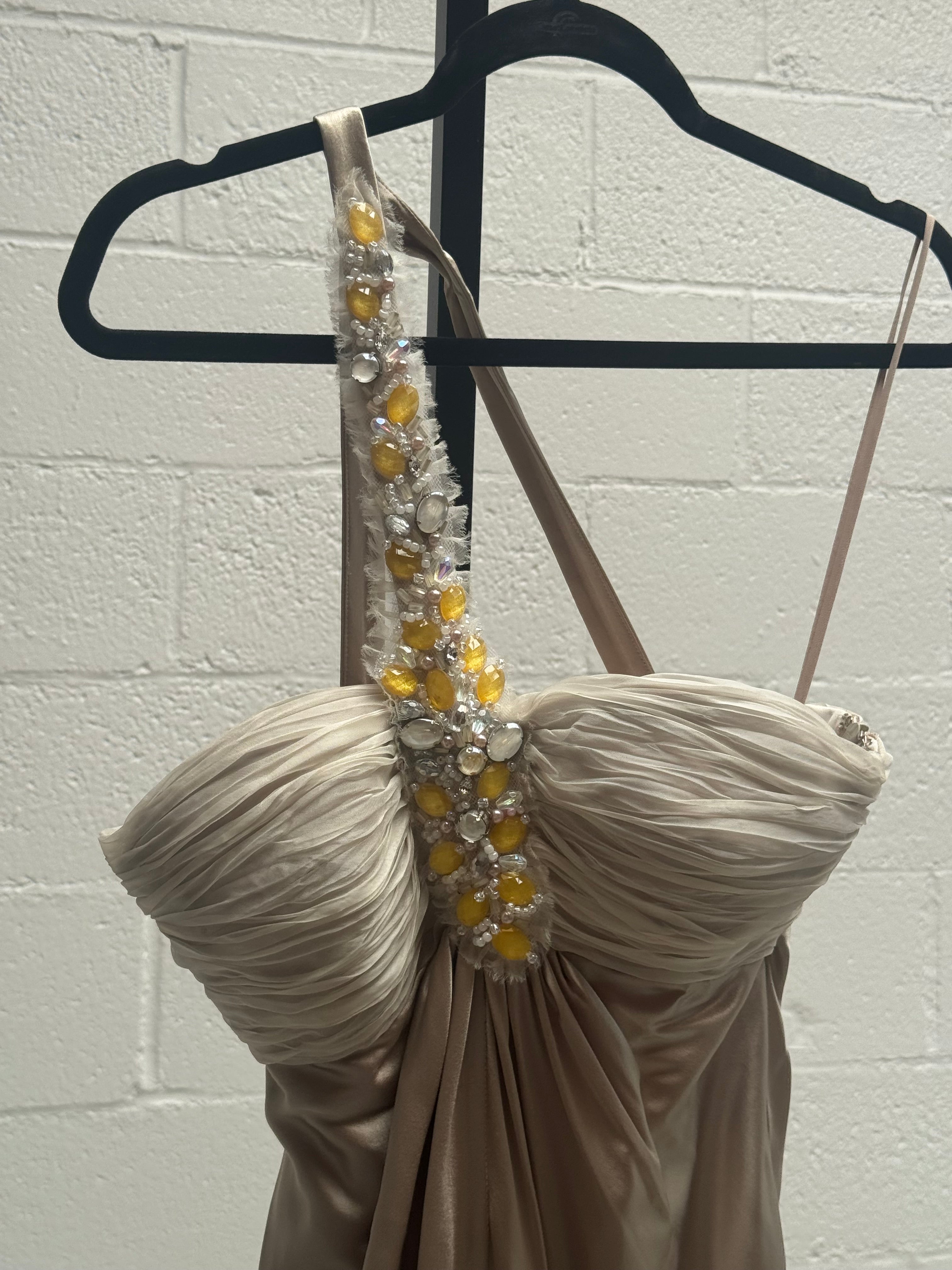 Long One Shoulder Gown