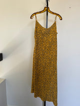 Yellow Animal Print Slip