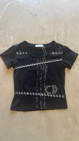 Black Vintage Pearl T-shirt 2004
