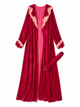 Pink Velvet Vintage Robe