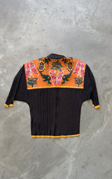 Rare  Pleated  Butterfly & Western Top