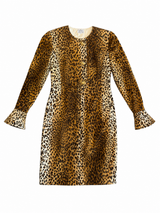 Vintage Leopard Print Dress