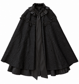 Victorian Black Beaded Cape