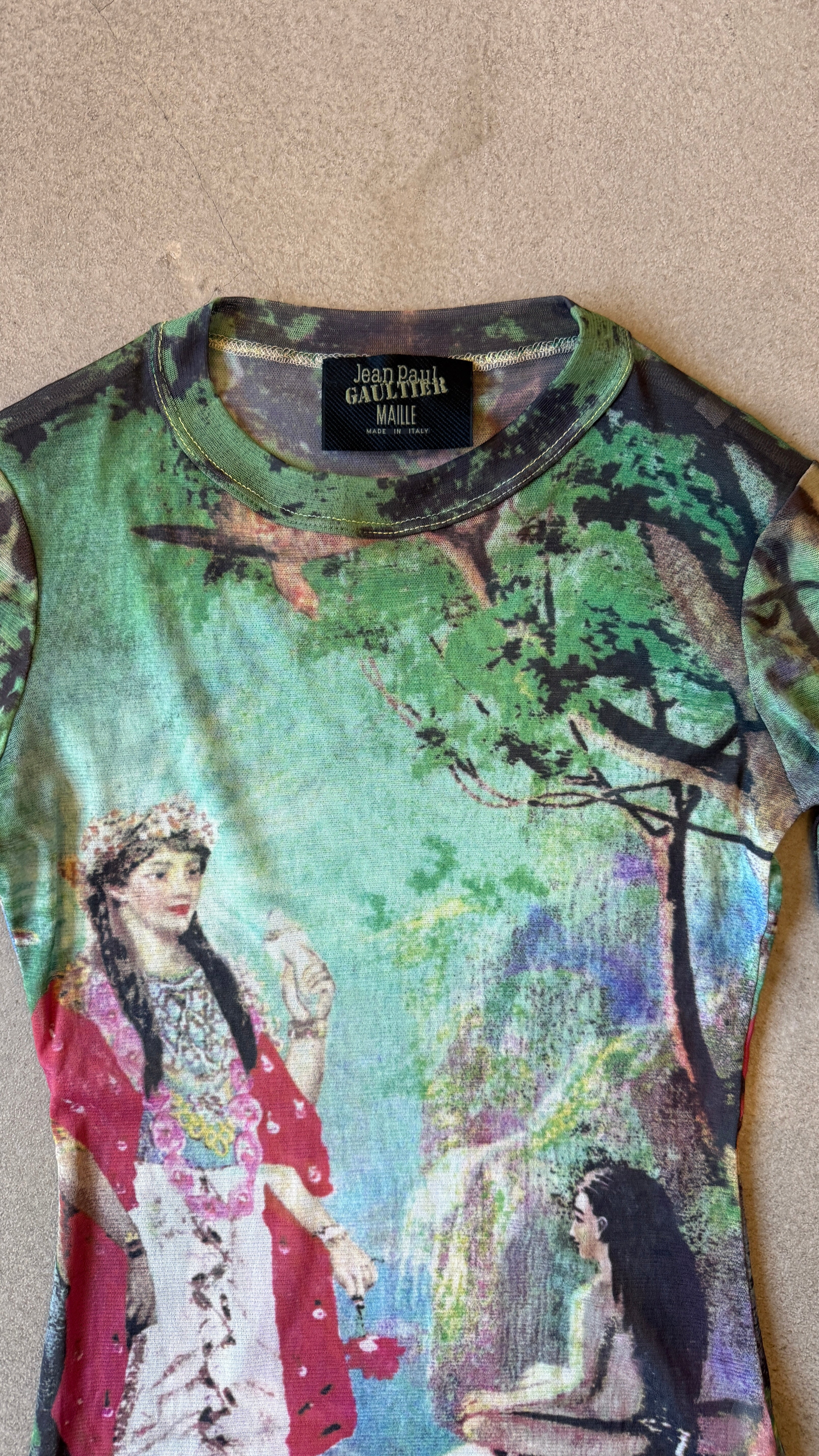Rare Mesh Hindu Goddess Top