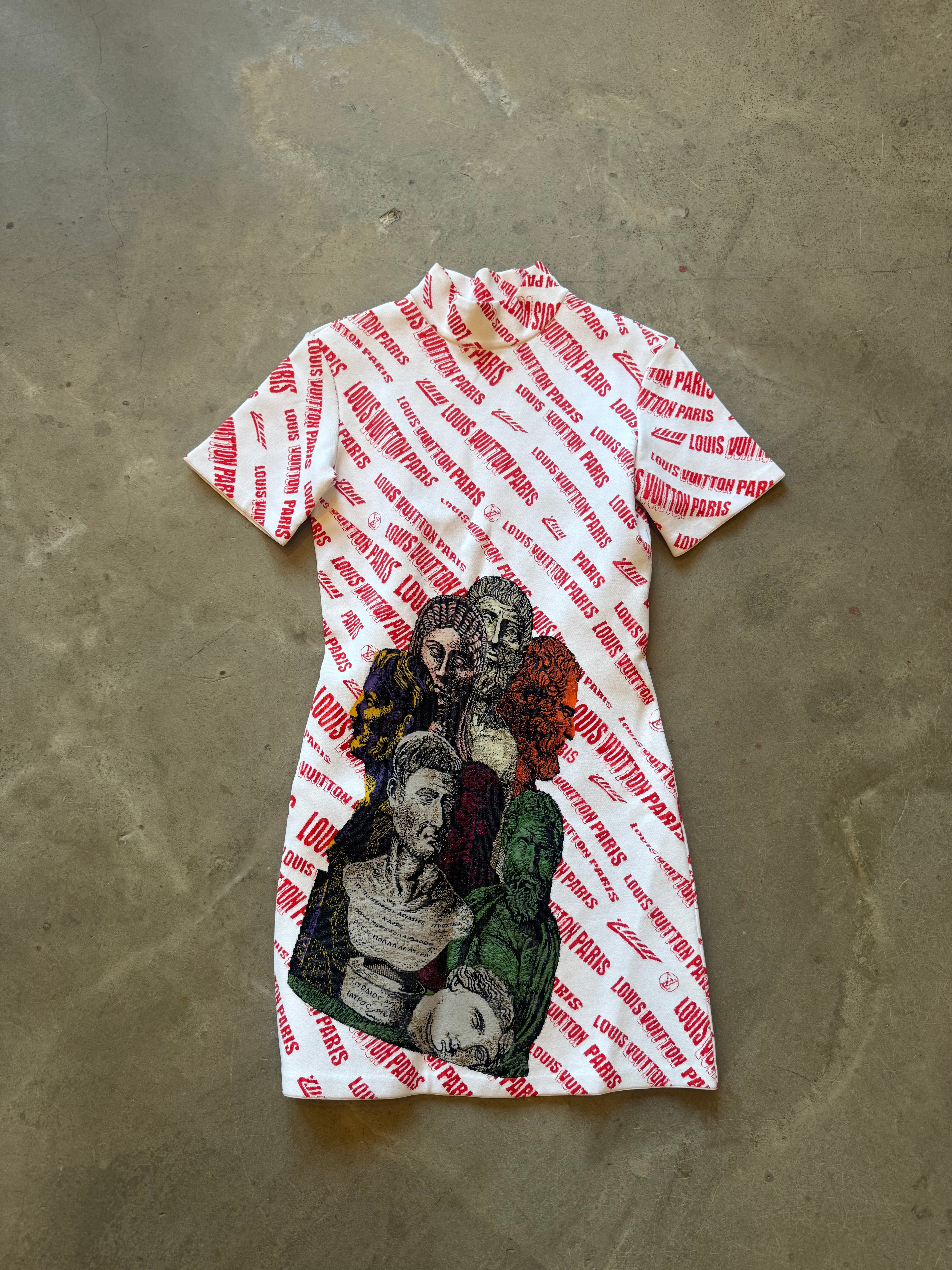 Fornasetti Print Mini Dress