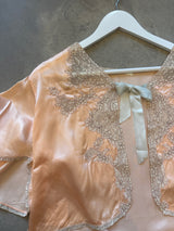 Vintage Silk 1930s Bed Jacket