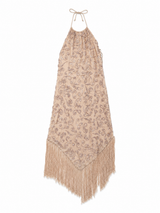 Beaded Fringe Vintage Dress