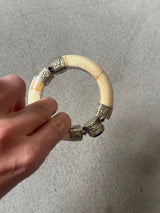 Bone & Lapis Bracelet 1980s