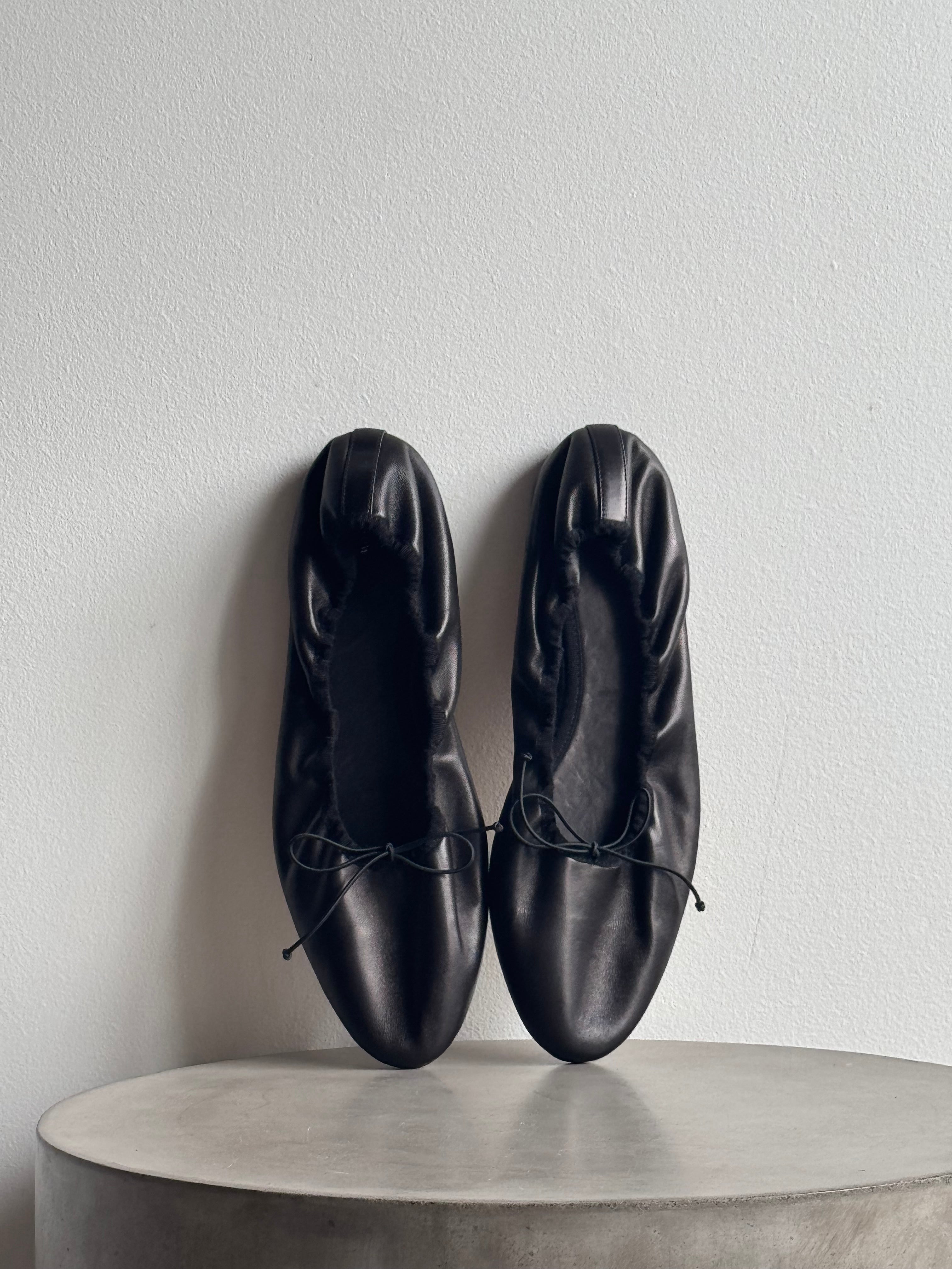 Awar Leather Ballet Flats