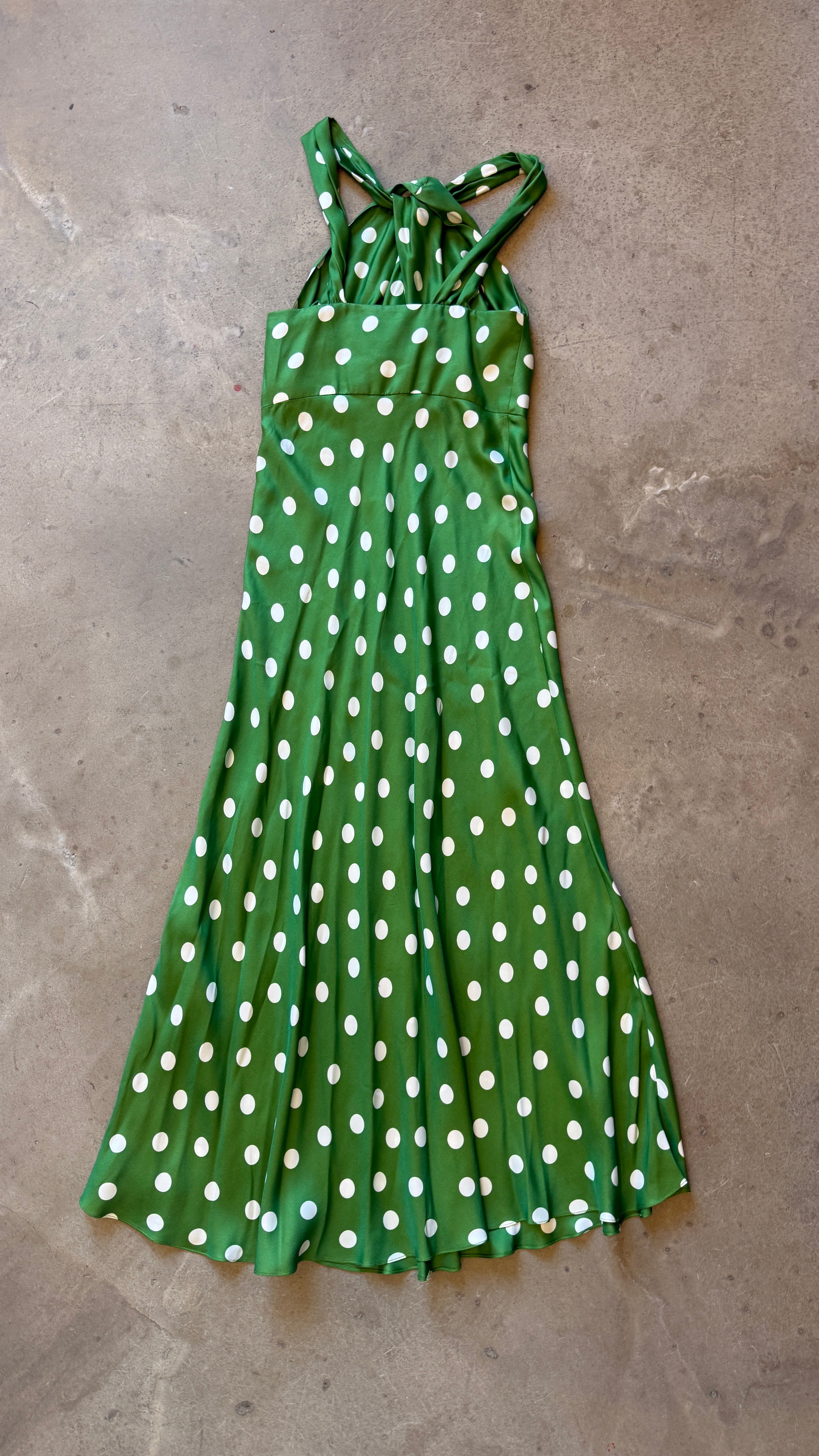 Green Polka Dot Dress