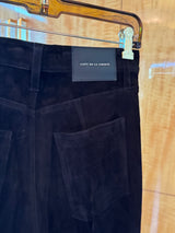 Suede Flare Pants