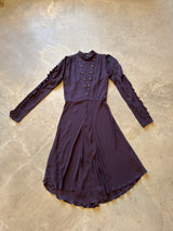 Chloé Silver Loop Vintage Plum Dress