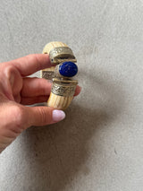 Bone & Lapis Bracelet 1980s