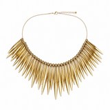 Gold Fringe Necklace