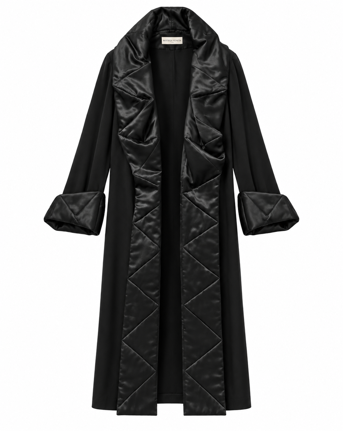 Vintage Black Silk Coat