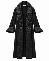 Vintage Black Silk Coat