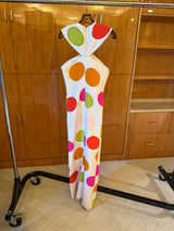 Large Dot Silk Dress Spring 1994