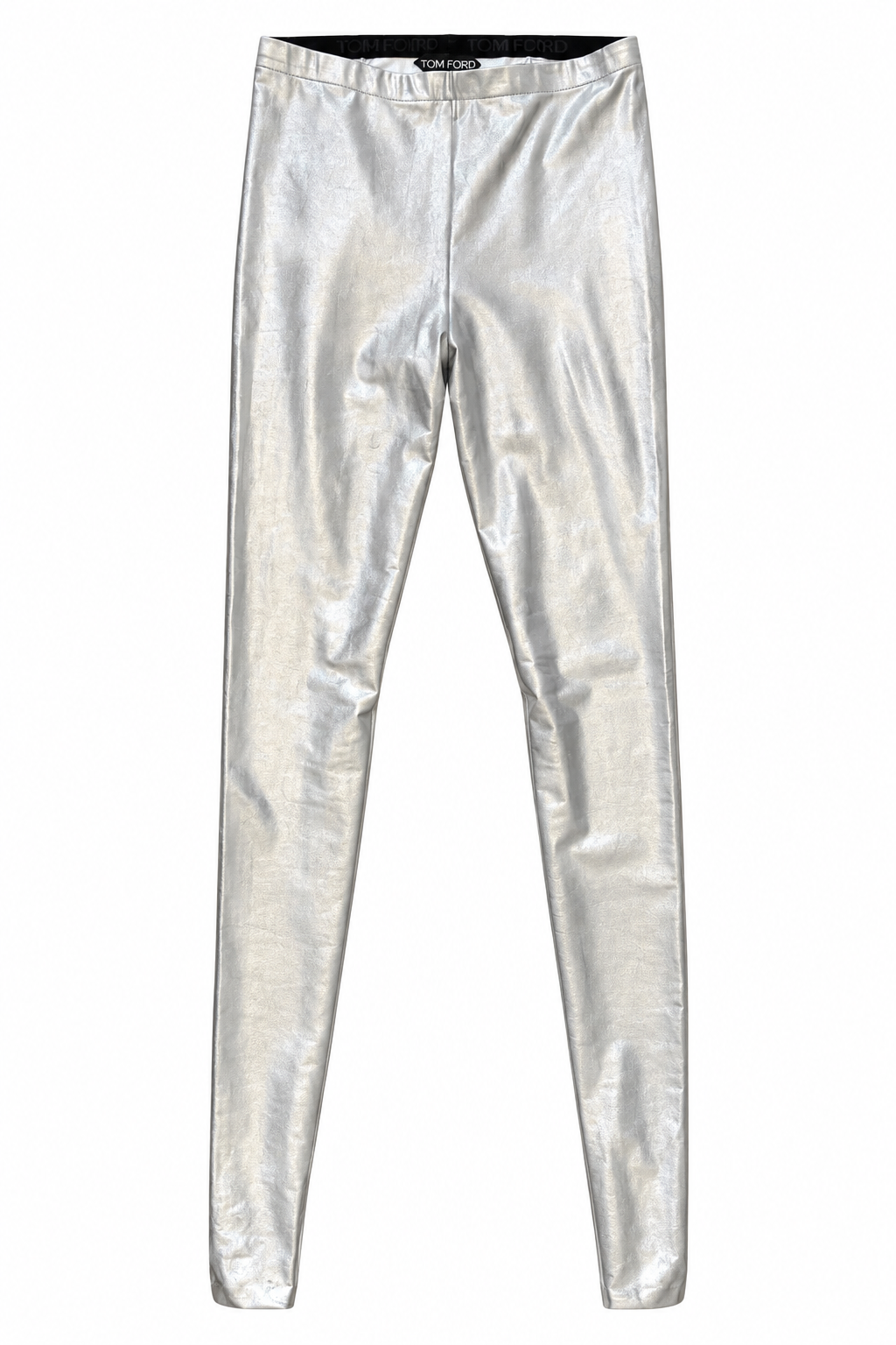 Silver Leggings With Stockings