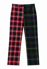 Red and Green Tartan Trousers