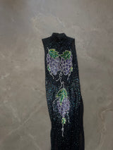 Sequins Vintage Grape Dress