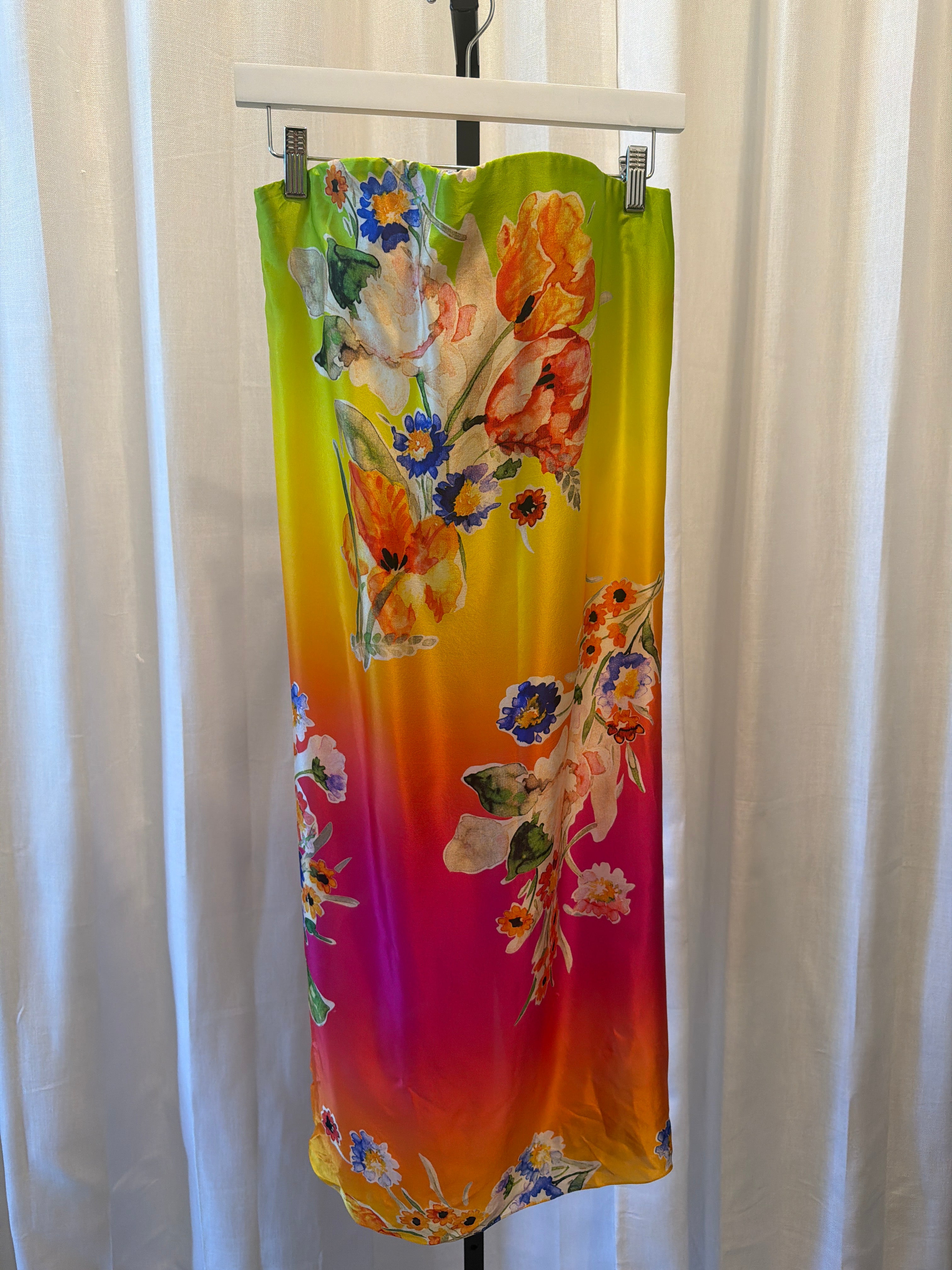 Purple Label Colorful Silk Dress
