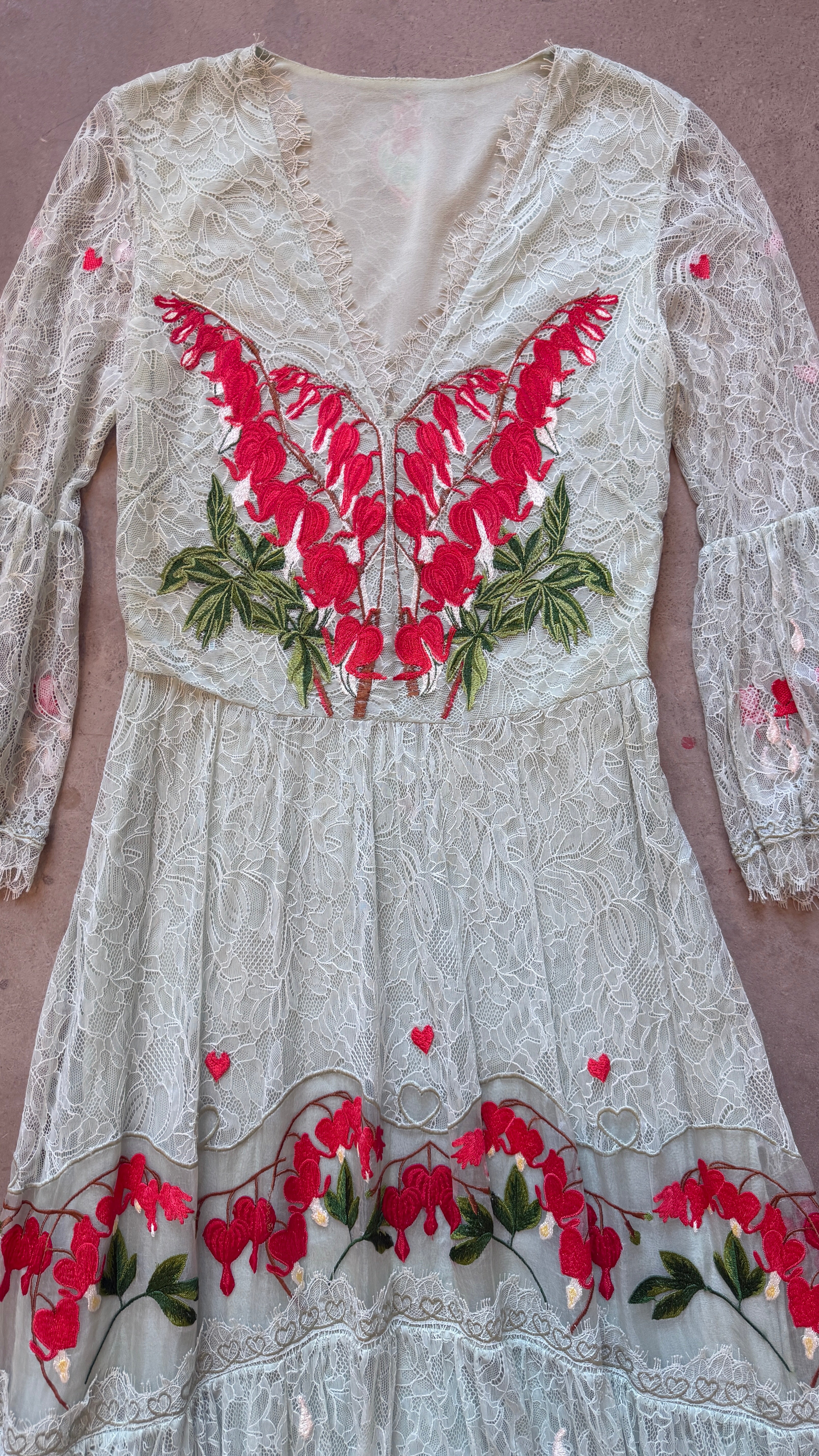 Light Green Lace Dress