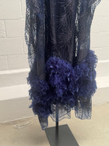 Gown with Feathers