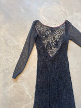 Vintage Lace Body Con Dress
