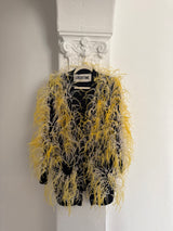 ‘Wham Bam’  Ostrich Feather Cardigan