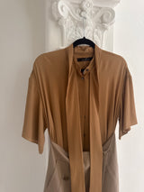 Deconstructed Khaki Dress