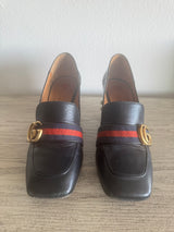 Peyton GG Pearl Mid-Heel Loafer