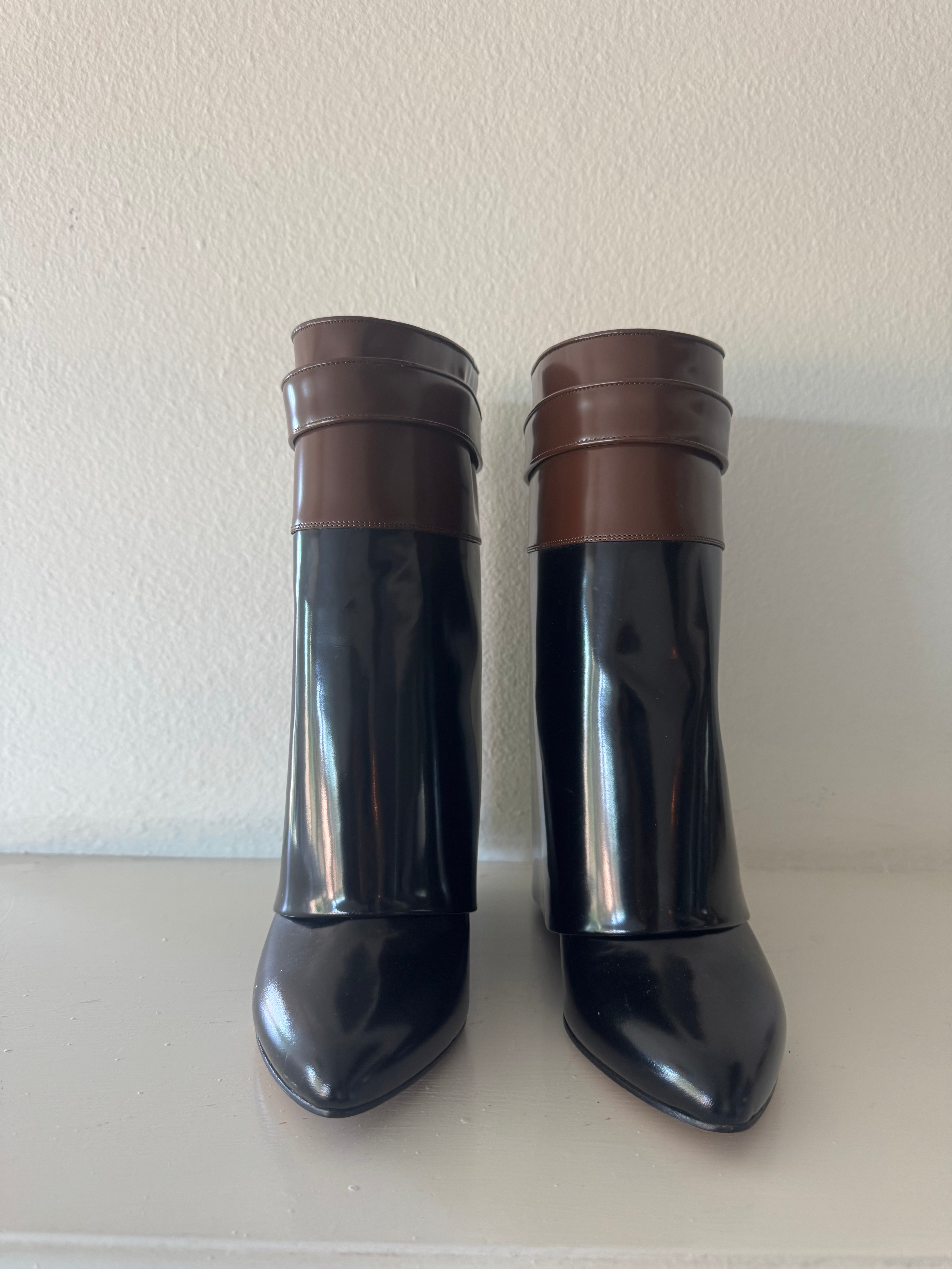 Patent Leather Boots