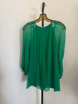 Green Chiffon Top