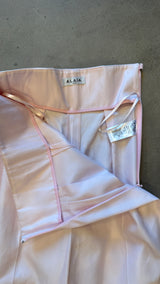 Powder Pink High-Waisted Trousers