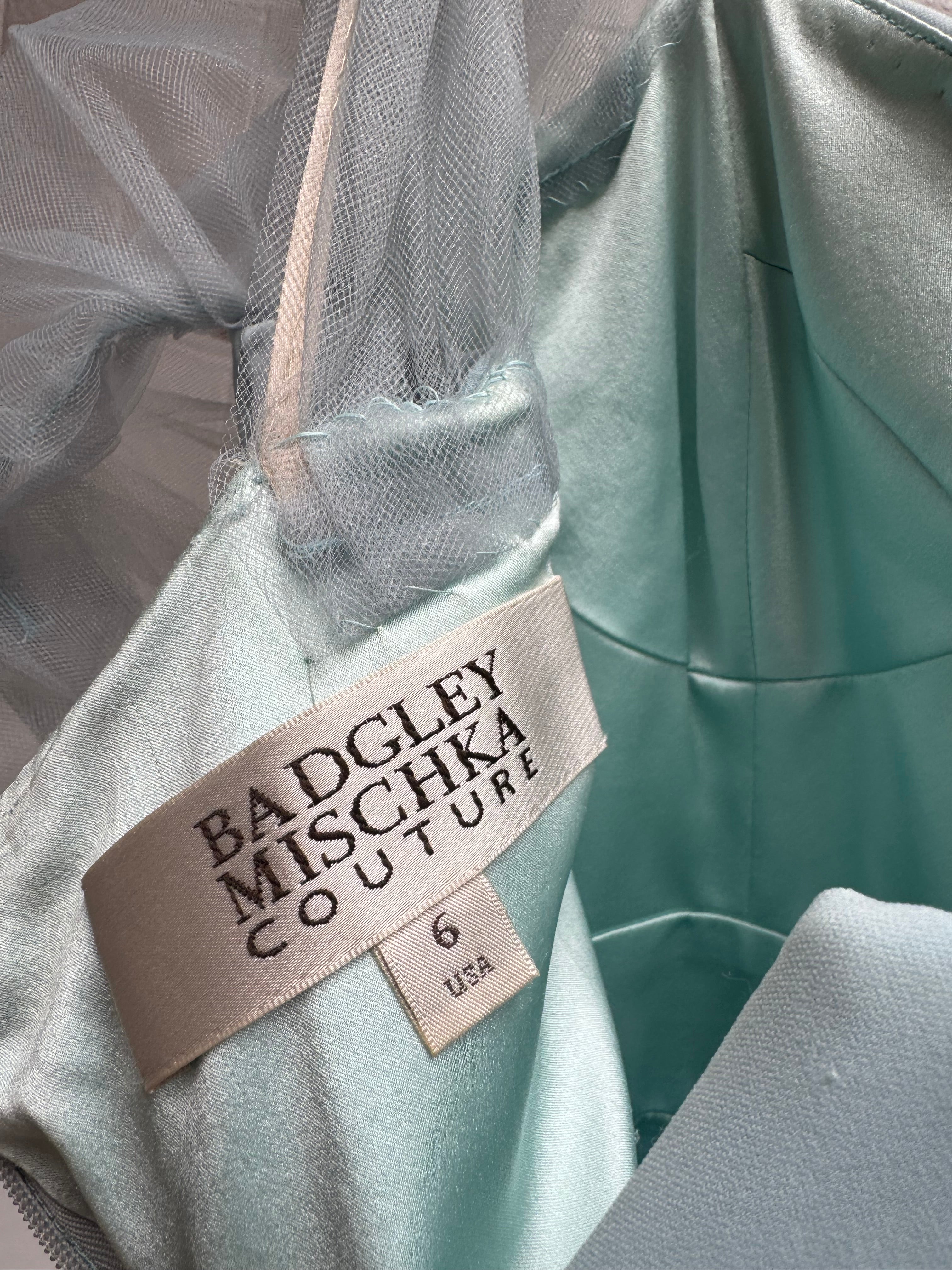 Baby Blue and Gold Gown