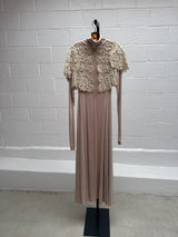 Lace and Jersey Dress
