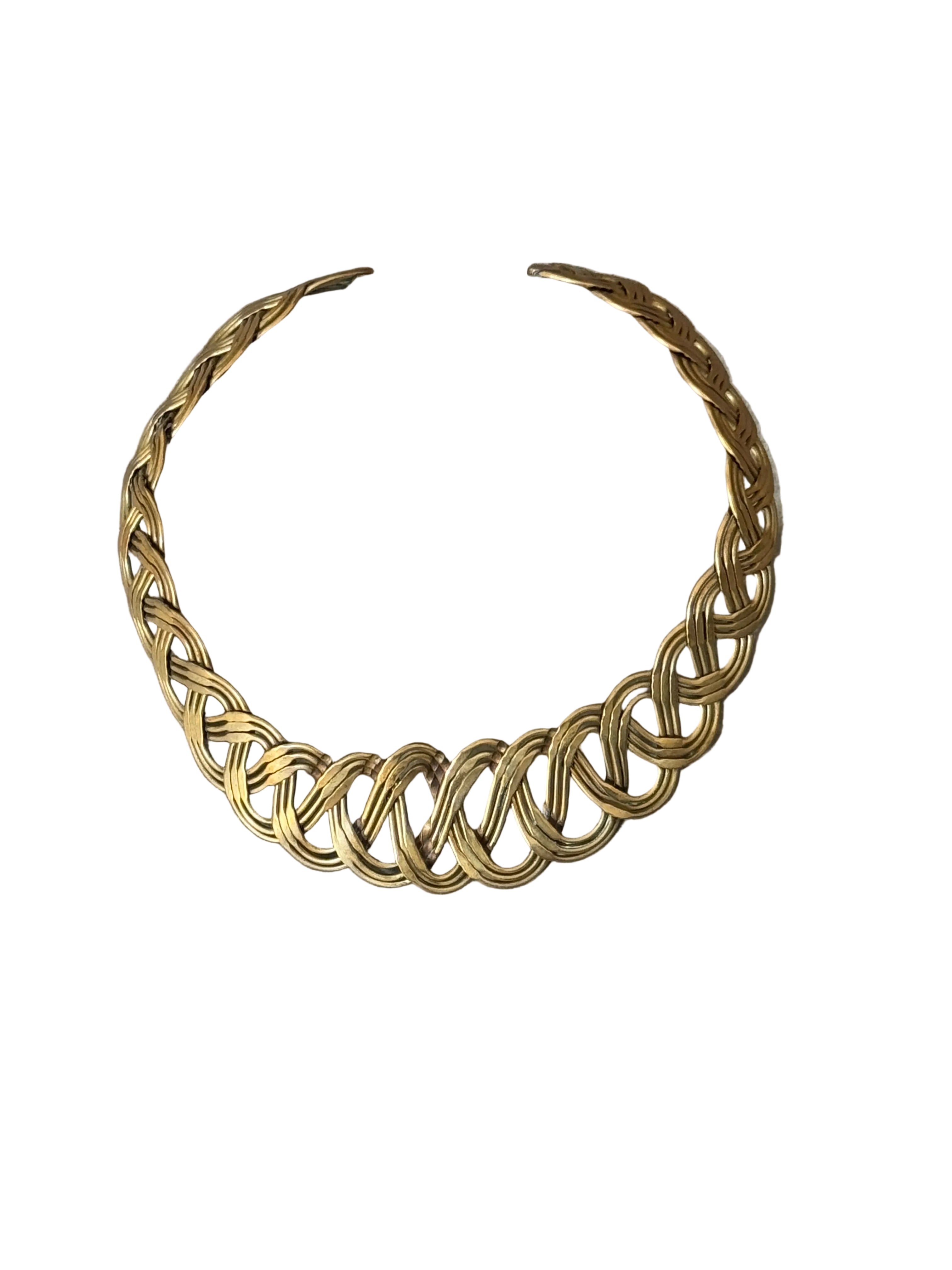 Gold Woven Choker