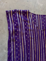 Purple Chiffon Kaftan
