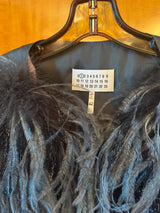 Glitter Ostrich vest