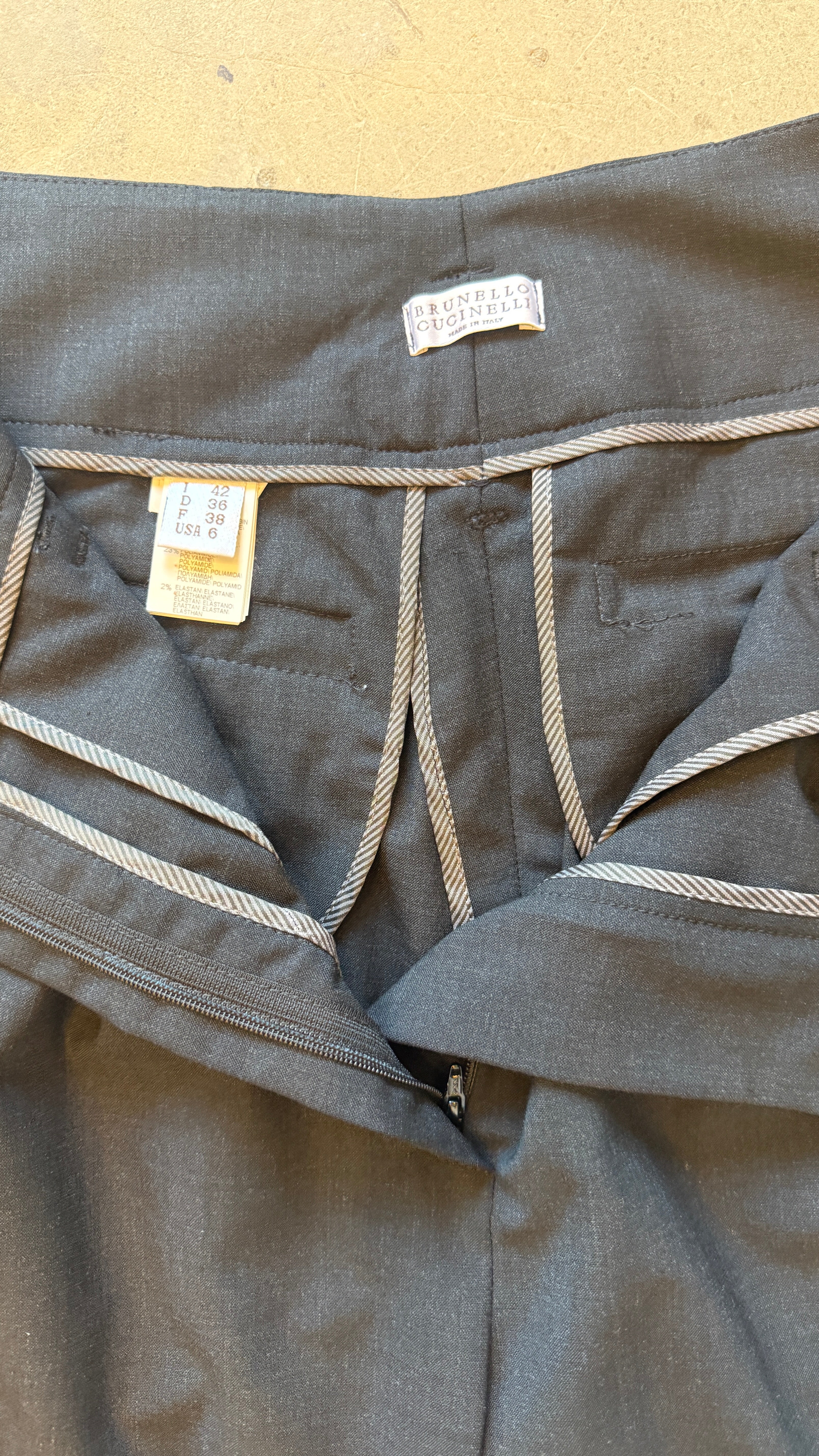 Dark Grey Cargo Trousers