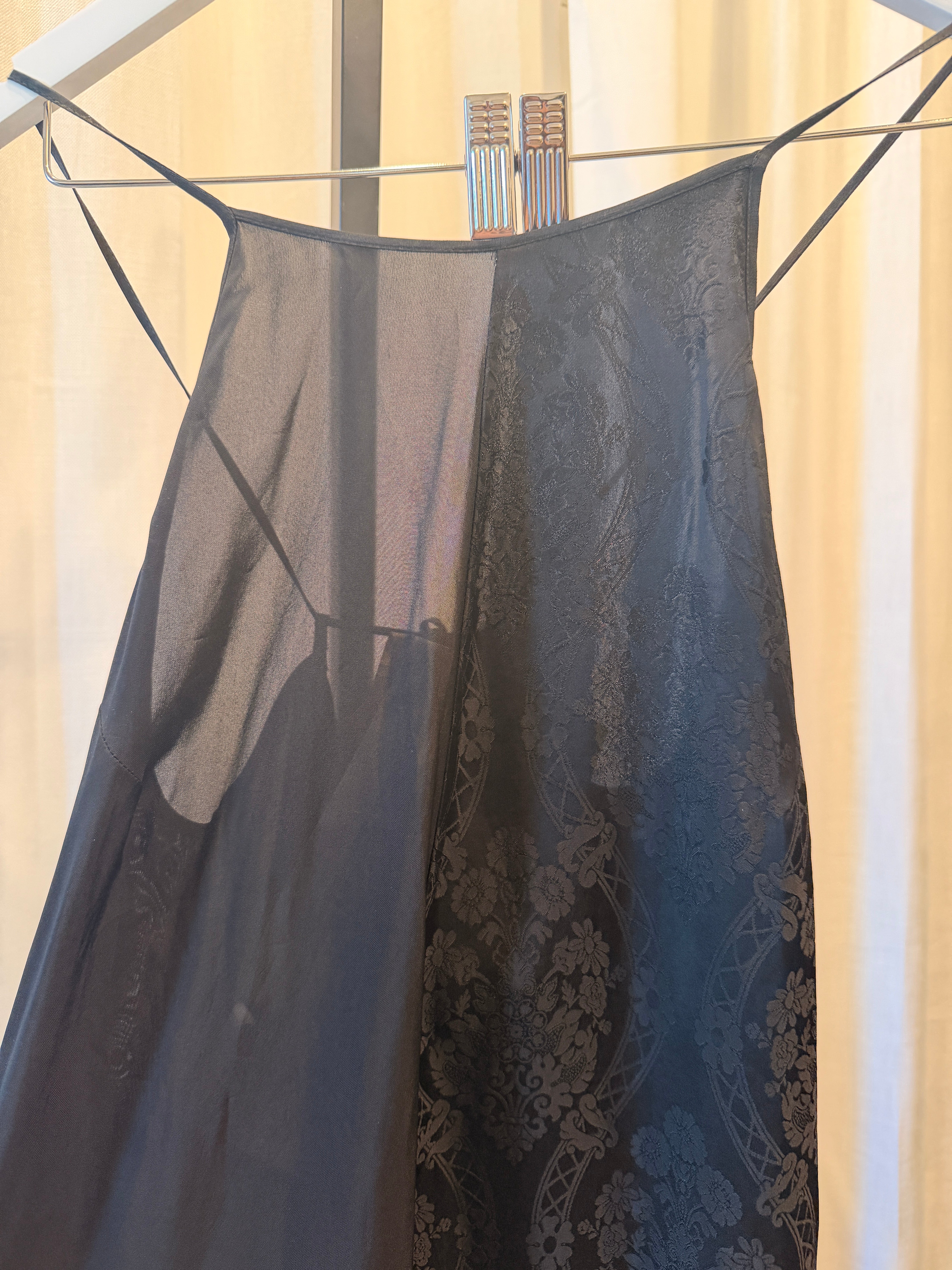 Draped Jacquard Dress