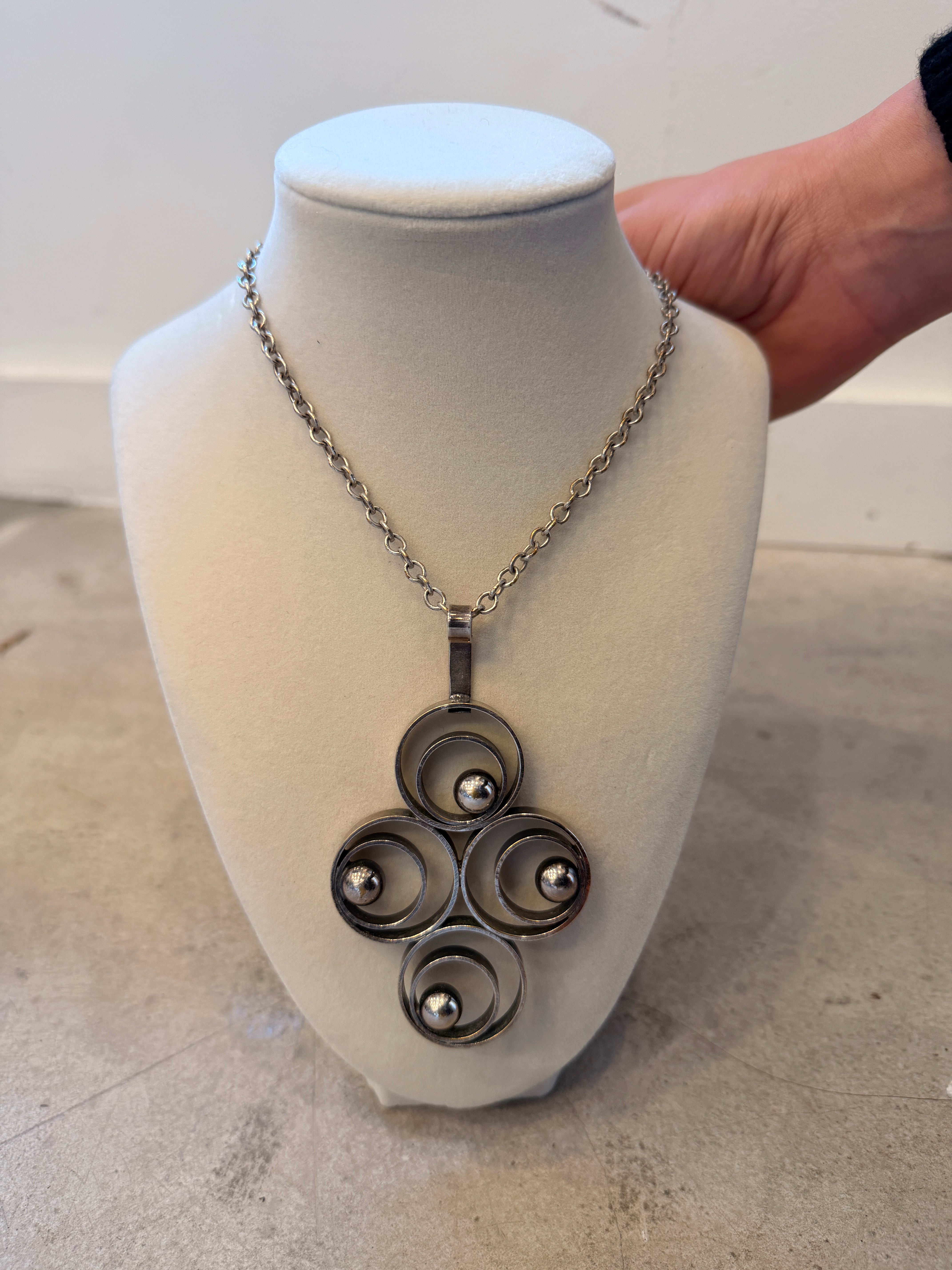 Orbital Spiral Necklace