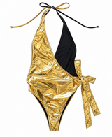 Gold and Black Bodysuit ss2019
