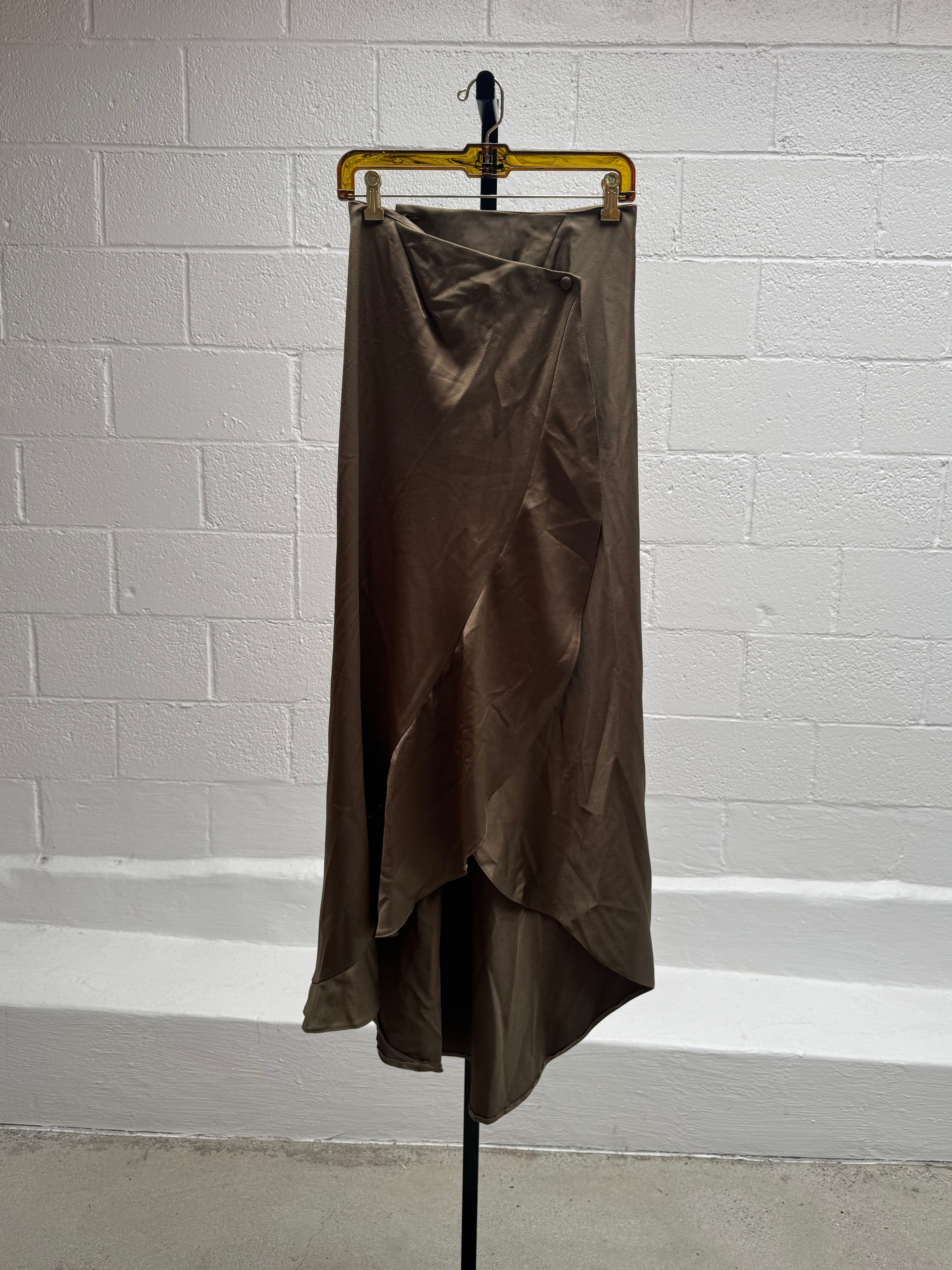 Silky Wrap Skirt