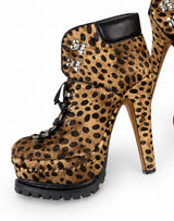 Leopard Calf Skin Booted