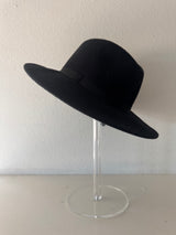 Black Wide Brim  Fedora