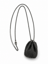 Mesh Necklace with Crystals